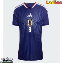 Japan Takumi Minamino #8 Replica Home Shirt Ladies World Cup 2026 Short Sleeve